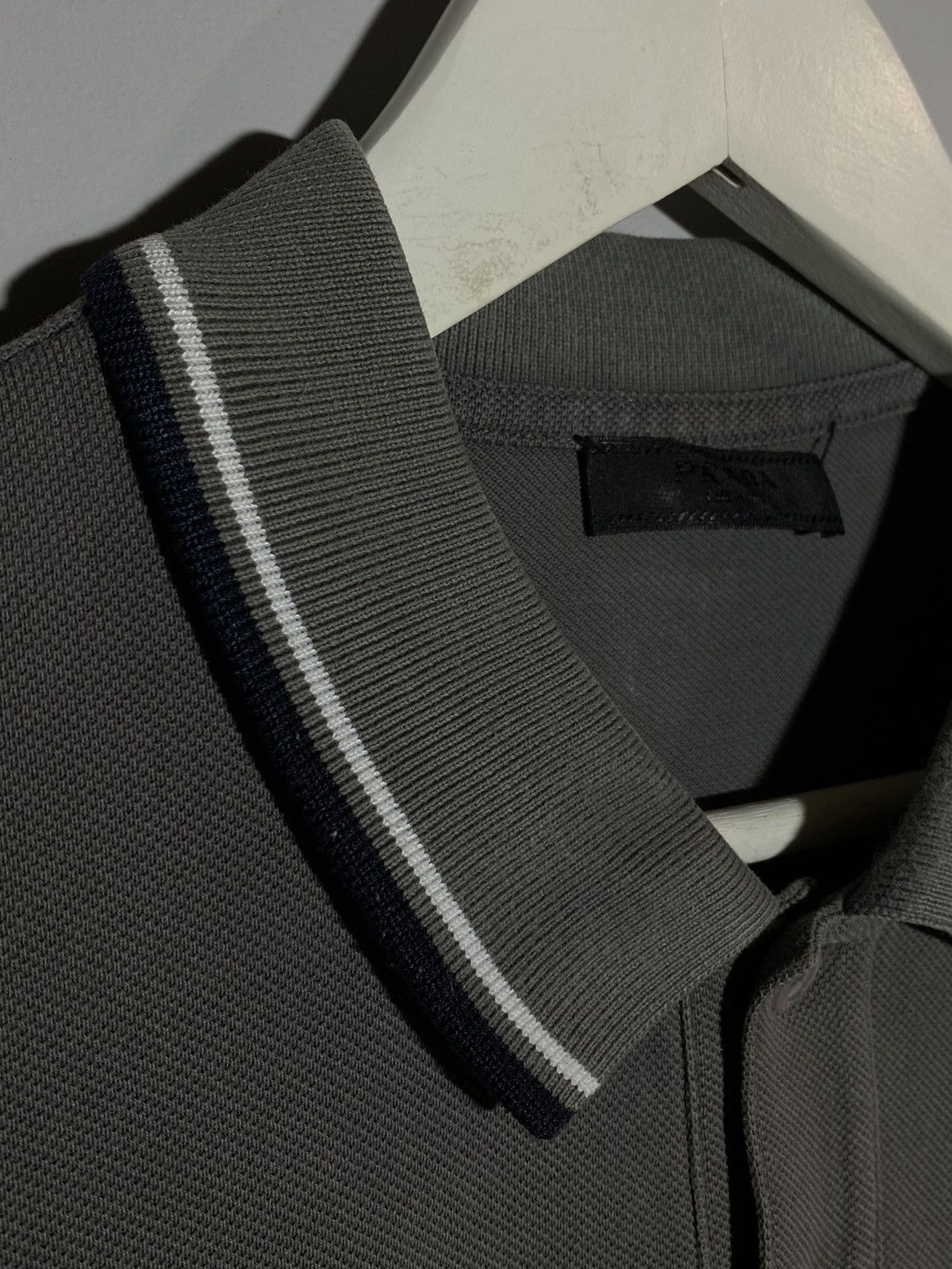 Prada Red Tab Authentic Polo T-shirt