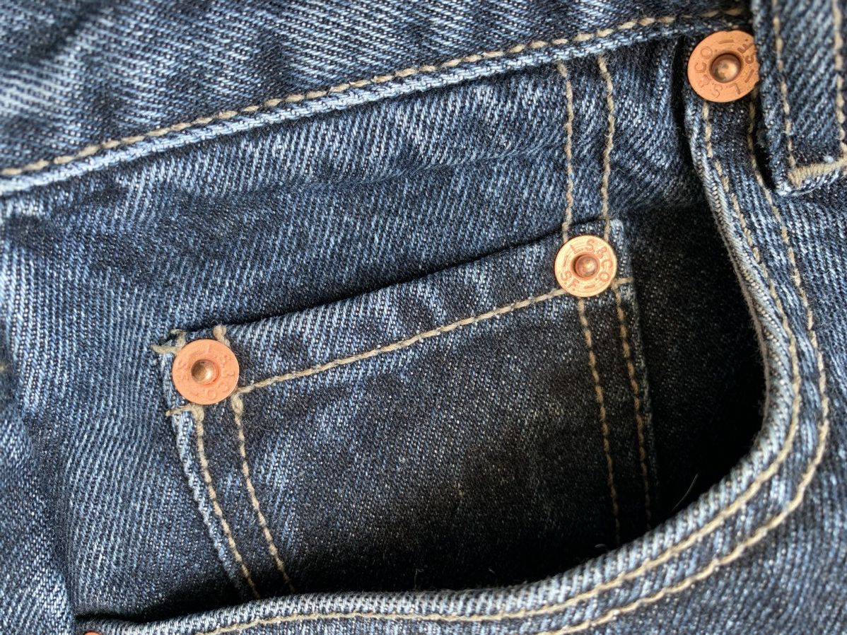 Levi's Vintage Levi's 818 navy orange tab jeans Size US 30 / EU 46 - 11 Thumbnail