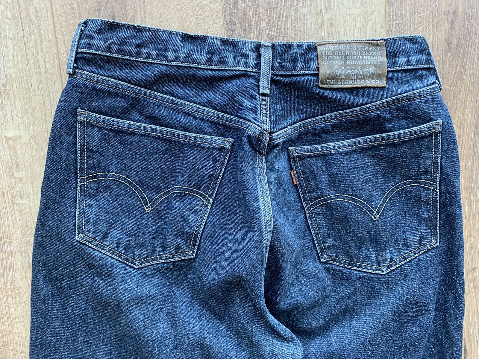 Levi's Vintage Levi's 818 navy orange tab jeans Size US 30 / EU 46 - 5 Thumbnail