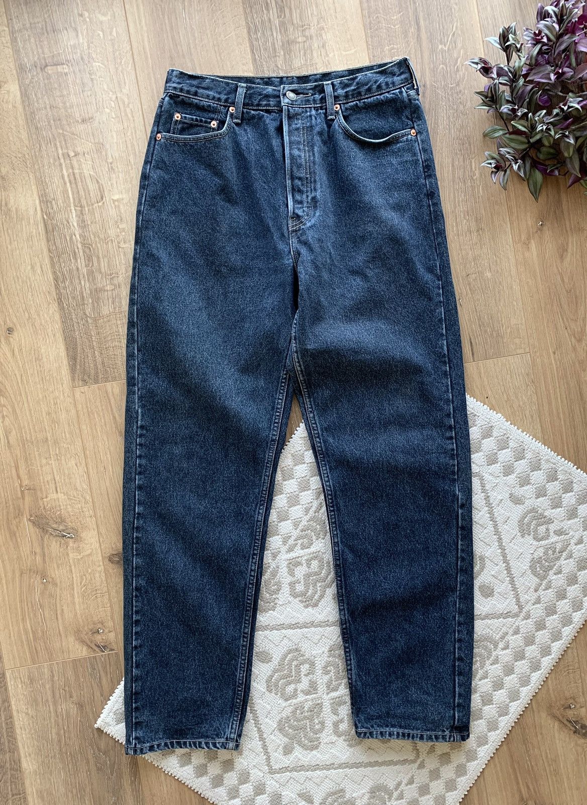 Levi's Vintage Levi's 818 navy orange tab jeans Size US 30 / EU 46 - 4 Thumbnail