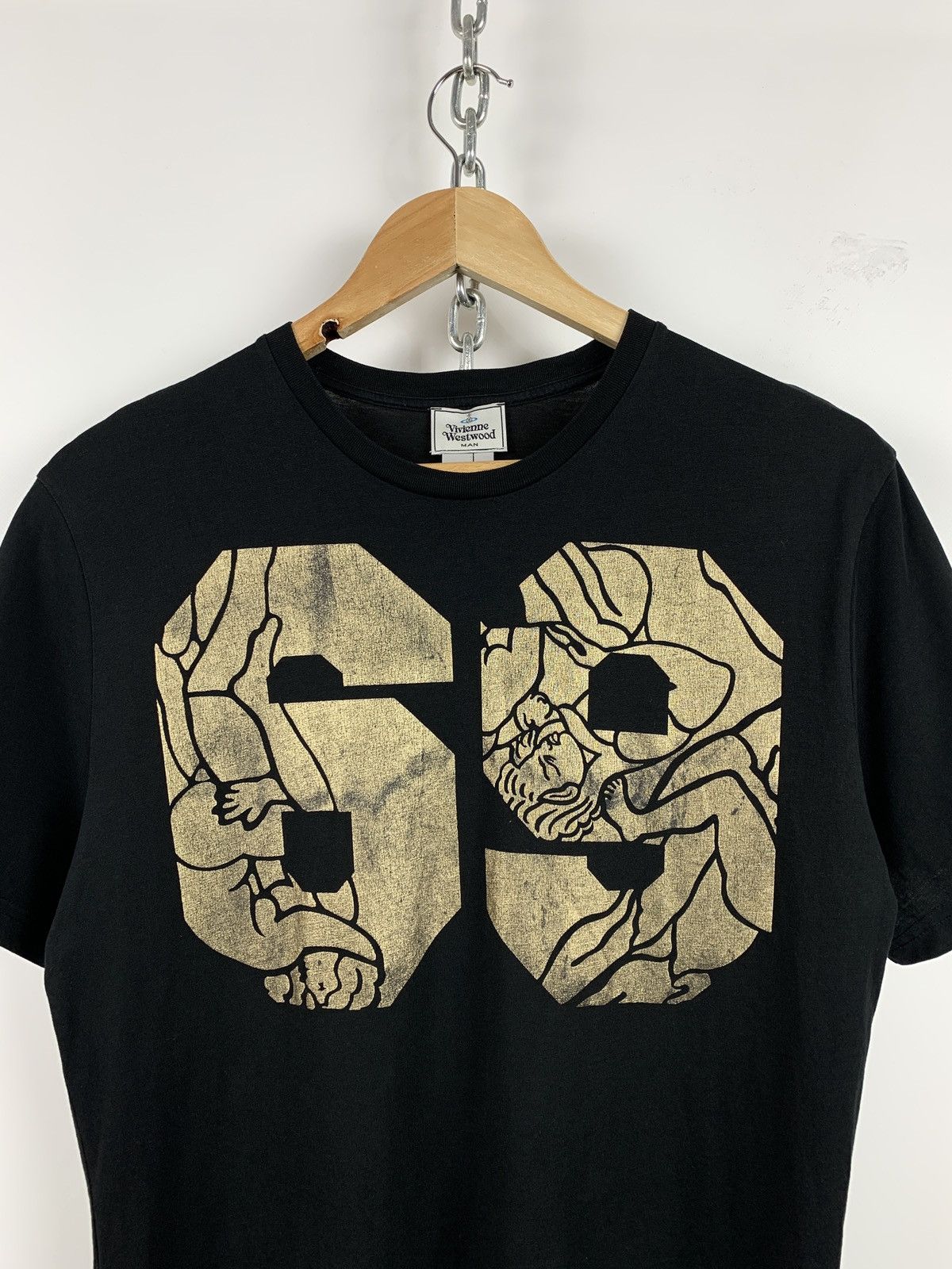Vivienne Westwood Vivienne Westwood 69 Black T-Shirt Size US M / EU 48-50 / 2 - 2 Thumbnail