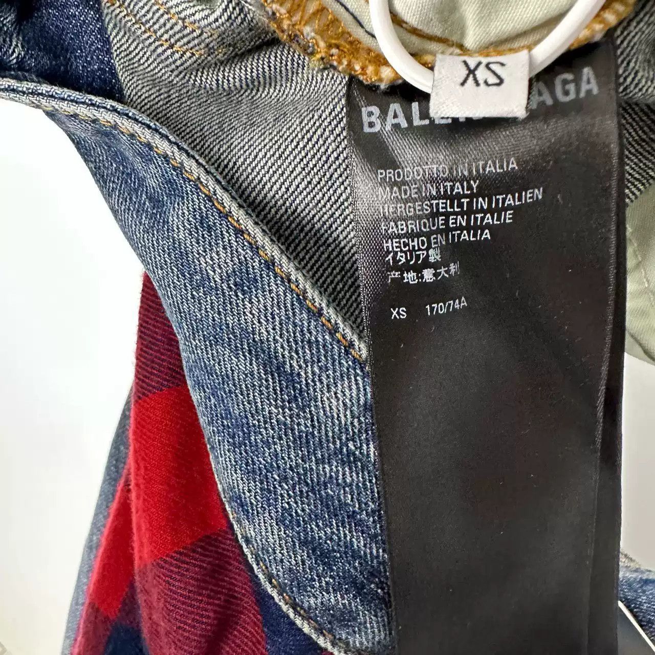 Balenciaga Balenciaga 21ss Splicing Shirt Jeans Size US 28 / EU 44 - 5 Thumbnail