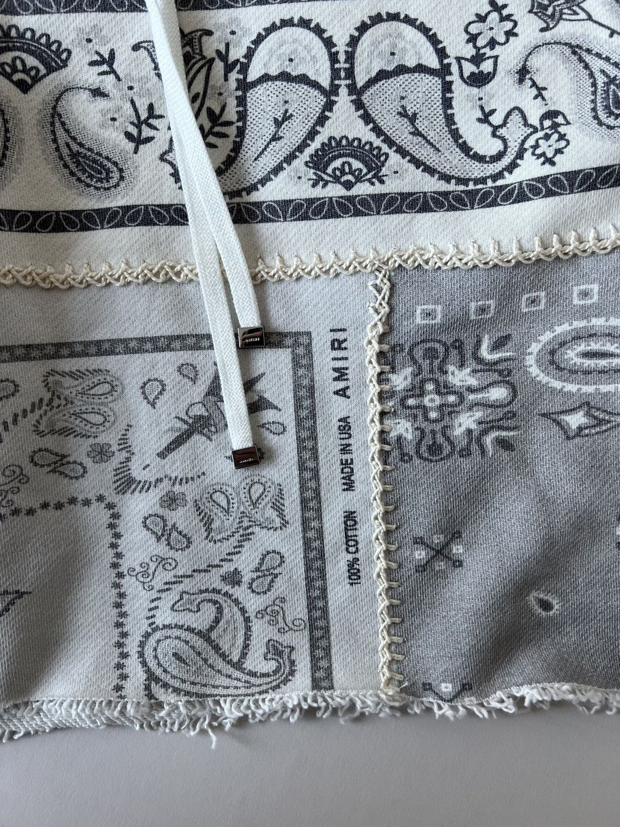 Amiri Amiri Bandana Reconstructed Cotton Shorts Size US 34 / EU 50 - 9 Thumbnail