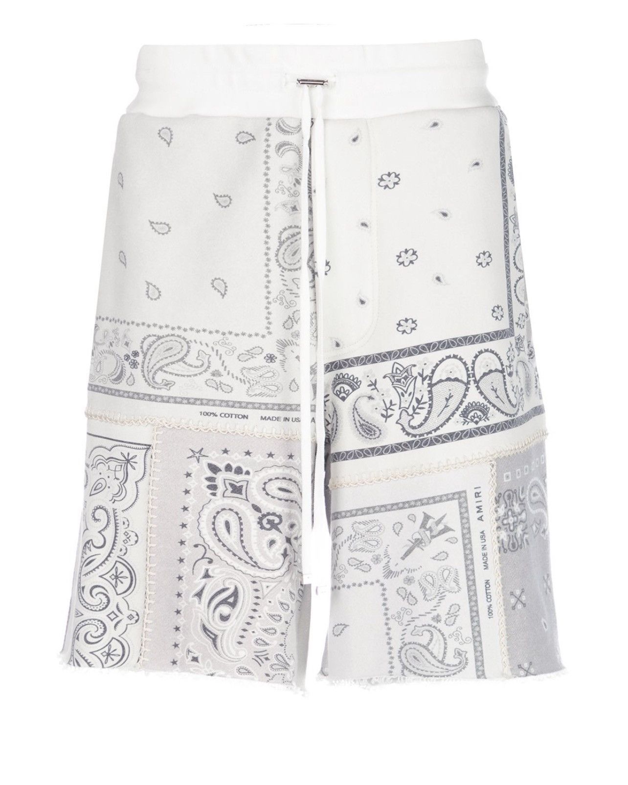 Amiri Amiri Bandana Reconstructed Cotton Shorts Size US 34 / EU 50 - 3 Thumbnail