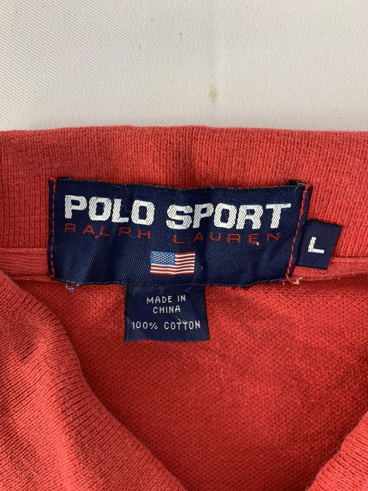 Polo Ralph Lauren Polo Sport Ralph Lauren RL USA Spell Out Polo Tee Size US L / EU 52-54 / 3 - 3 Thumbnail