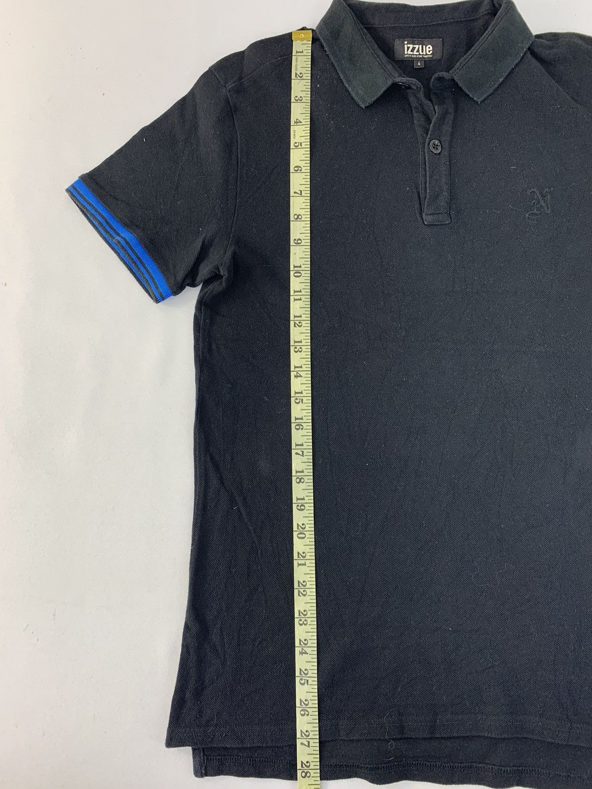 izzue Izzue Plain Embroidery N Logo Colourful End Sleeve Polo Tee Size US S / EU 44-46 / 1 - 7 Thumbnail