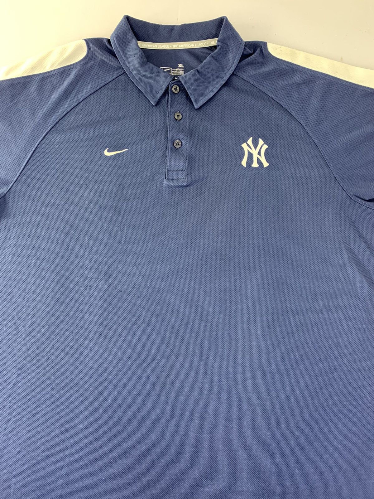New York Yankees Nike X MLB New York Yankees Embroidery Logo Polo Tee Size US XXL / EU 58 / 5 - 3 Thumbnail