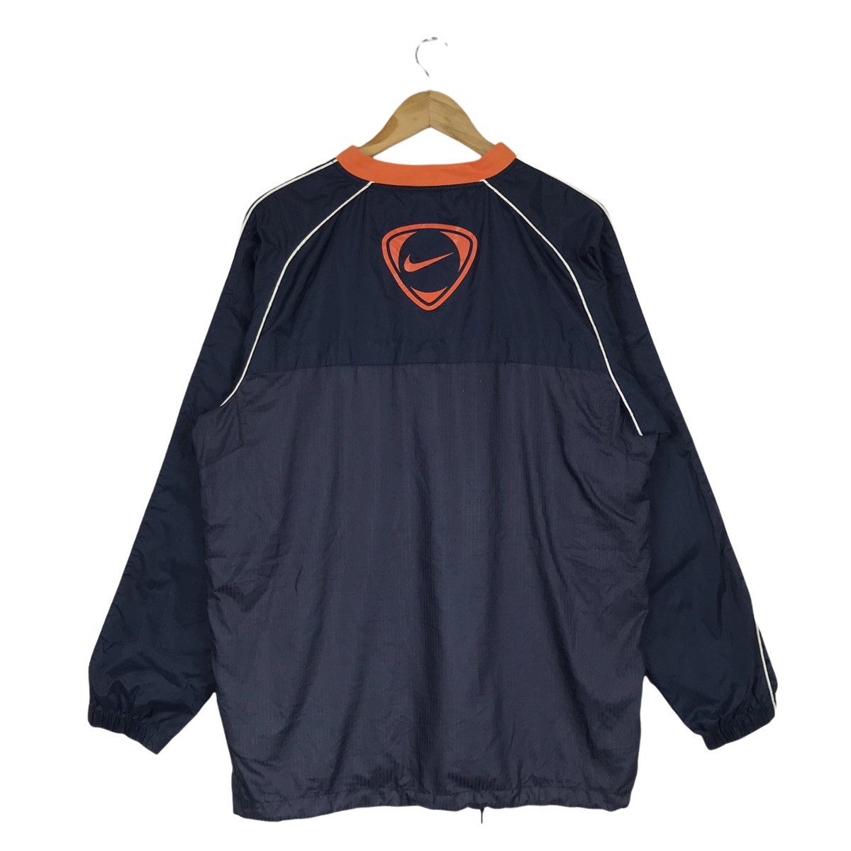 Nike Vintage Nike Windbreaker Sweater Pullover Size US XL / EU 56 / 4 - 4 Thumbnail