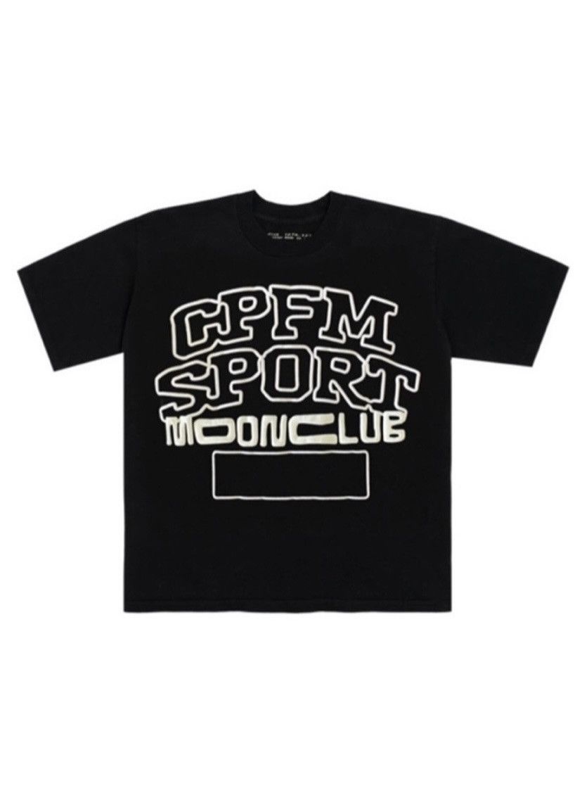 image of Cactus Plant Flea Market Cpfm Moonclub Tee in Black Glow, Men's (Size Large)