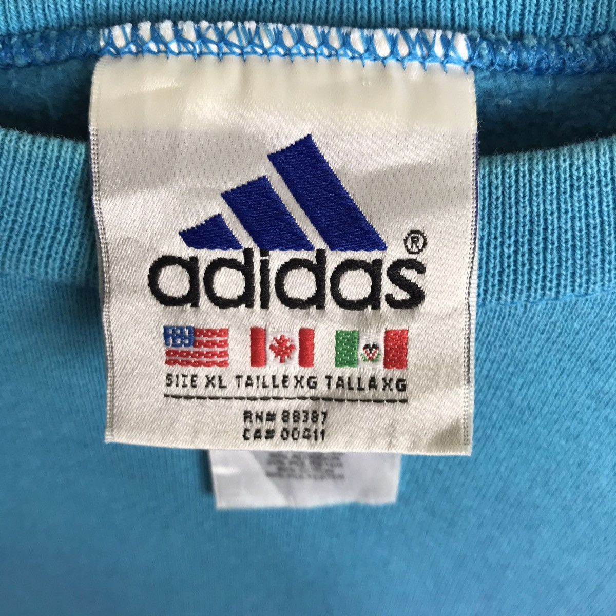 Adidas Vintage 90s Adidas Equipment Sweatshirt Size US XL / EU 56 / 4 - 7 Thumbnail