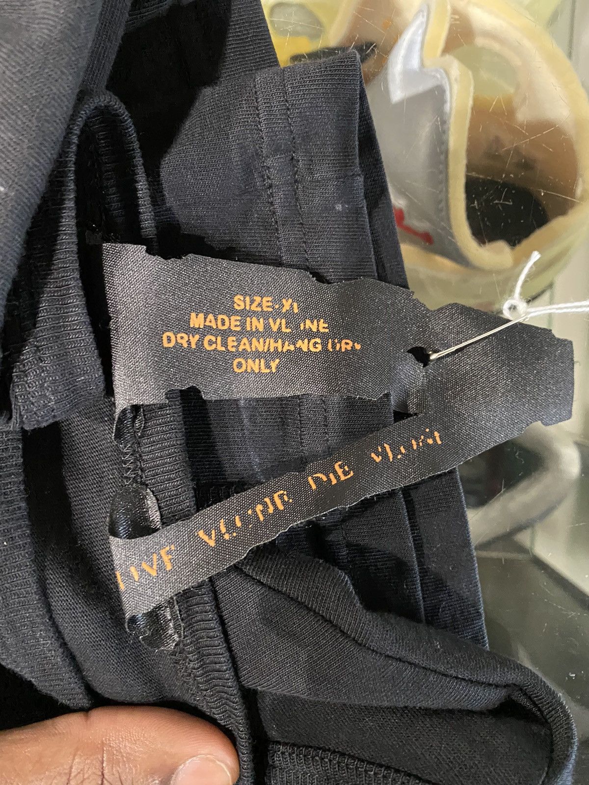 Vlone Vlone Orange Friends T-Shirt Black Sz XL Size US XL / EU 56 / 4 - 3 Thumbnail