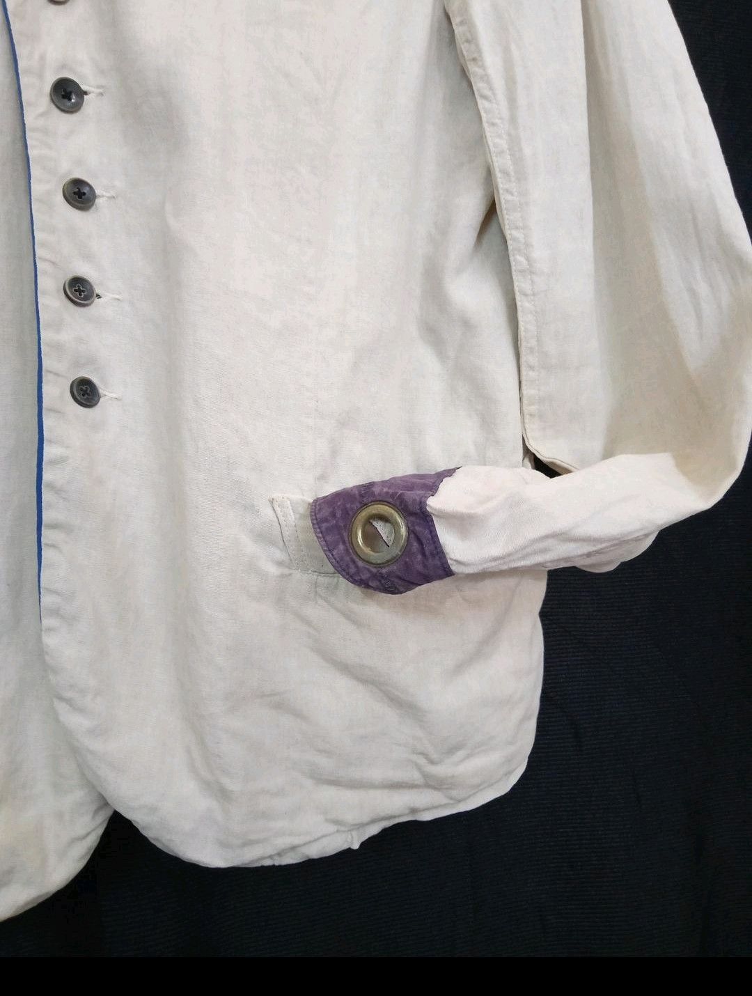 Japanese Brand 🔥KAPITAL ASYMETRICAL BUTTON UP JACKET Size US S / EU 44-46 / 1 - 3 Thumbnail