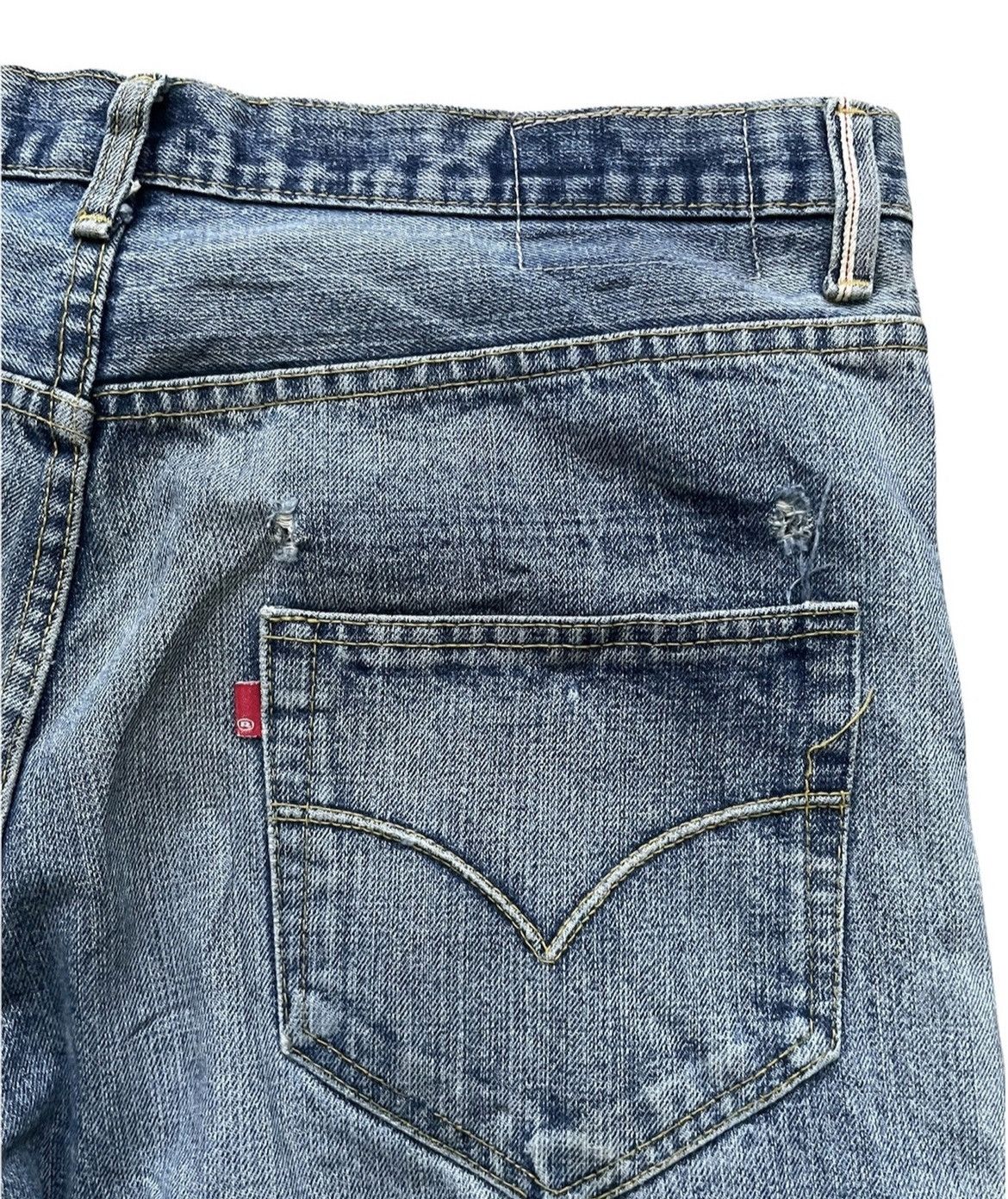 Japanese Brand Rare Japanesse Redline Denim Cargo Size US 38 / EU 54 - 11 Thumbnail
