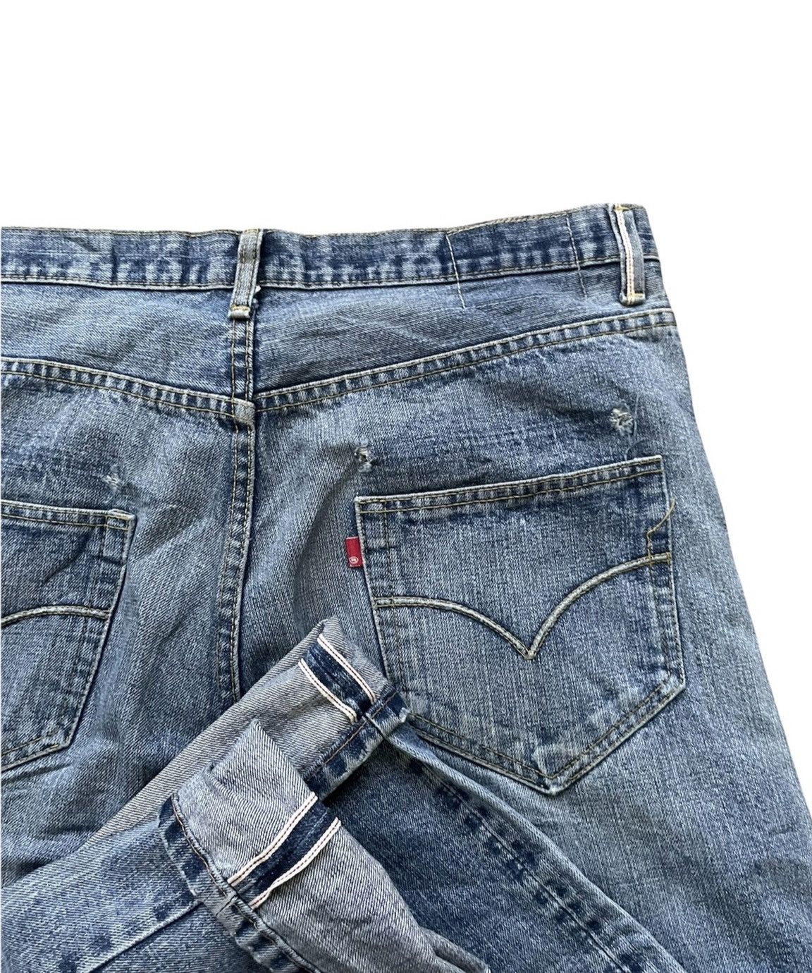 Japanese Brand Rare Japanesse Redline Denim Cargo Size US 38 / EU 54 - 12 Thumbnail