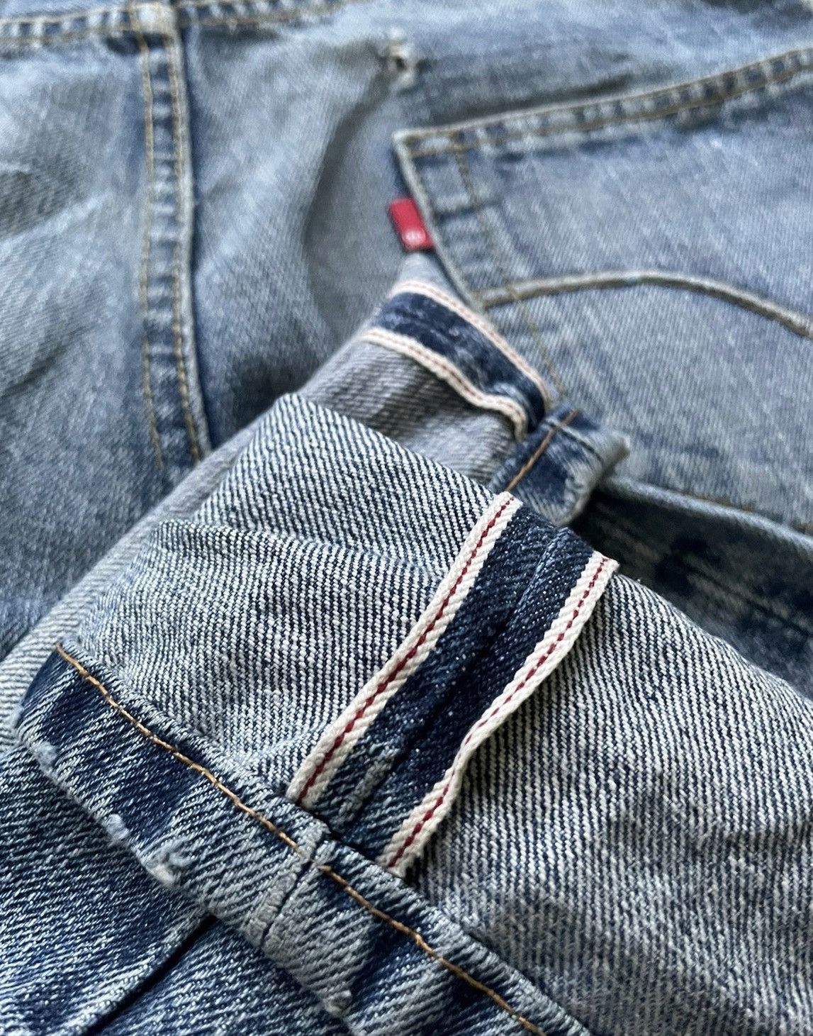 Japanese Brand Rare Japanesse Redline Denim Cargo Size US 38 / EU 54 - 13 Thumbnail