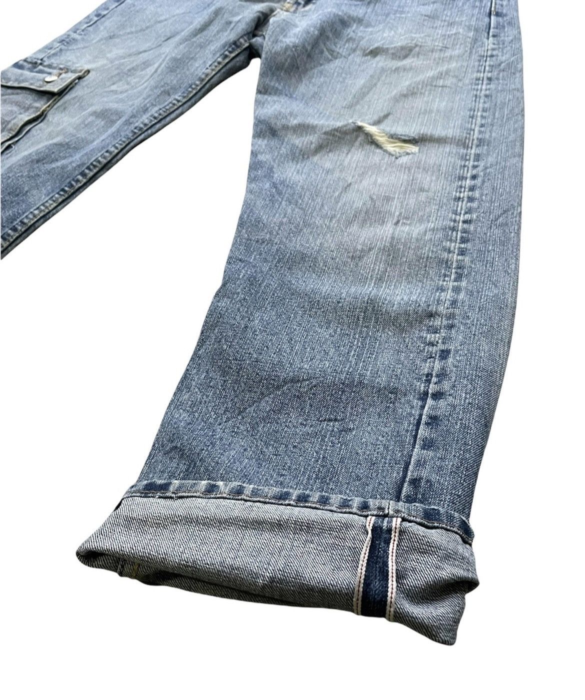 Japanese Brand Rare Japanesse Redline Denim Cargo Size US 38 / EU 54 - 3 Thumbnail
