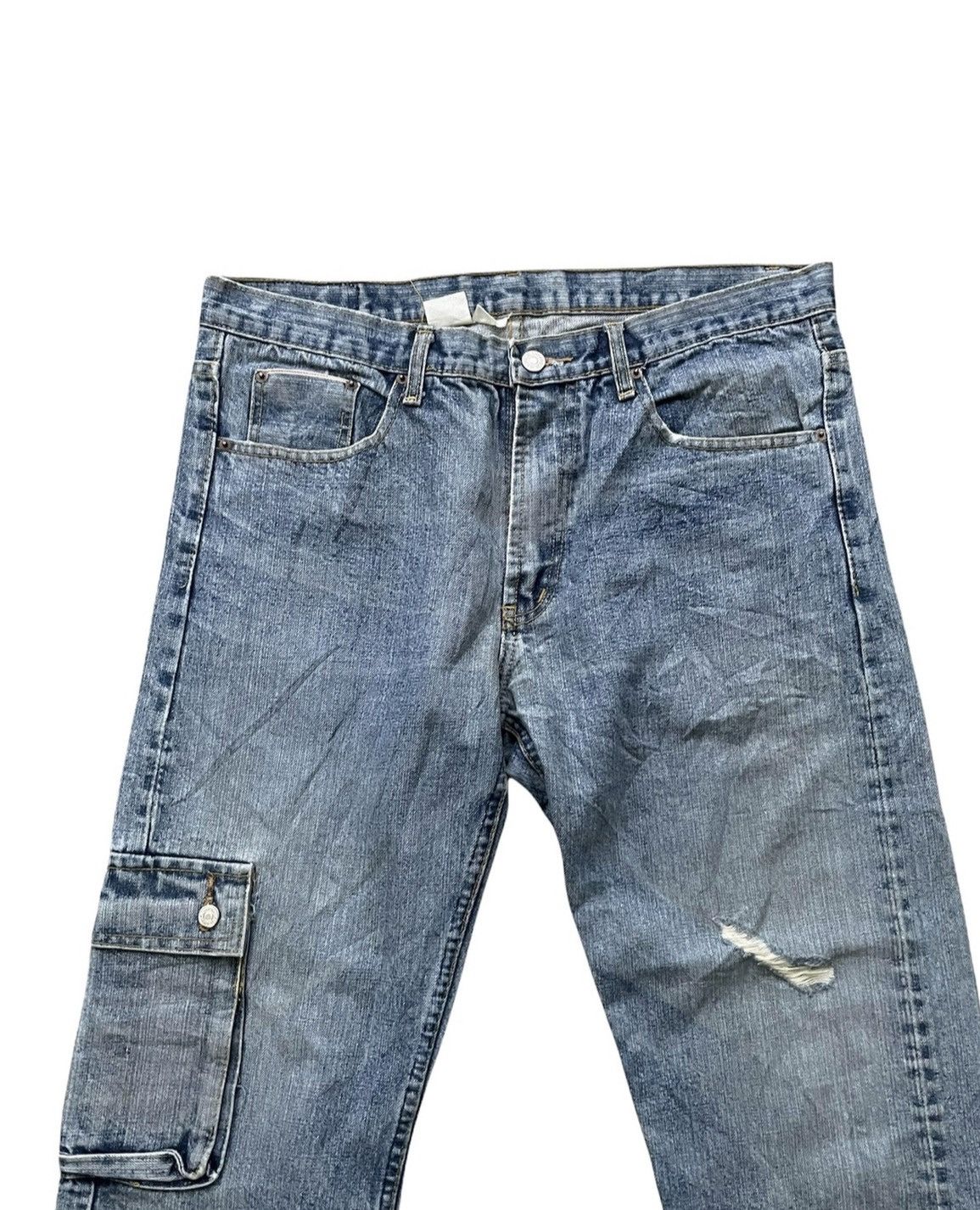 Japanese Brand Rare Japanesse Redline Denim Cargo Size US 38 / EU 54 - 4 Thumbnail