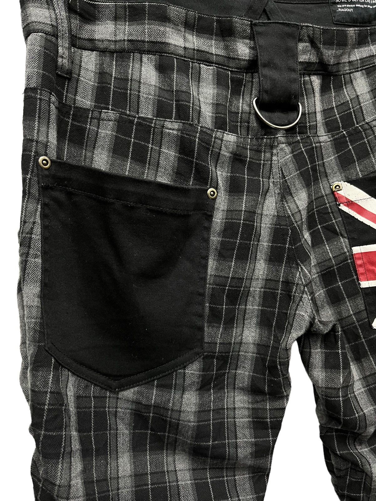 Japan Rags × Seditionaries × Vintage RAG UnionJack PunkTartan DoubleWaist Rayon Blends Undercover Size US 31 - 5 Thumbnail