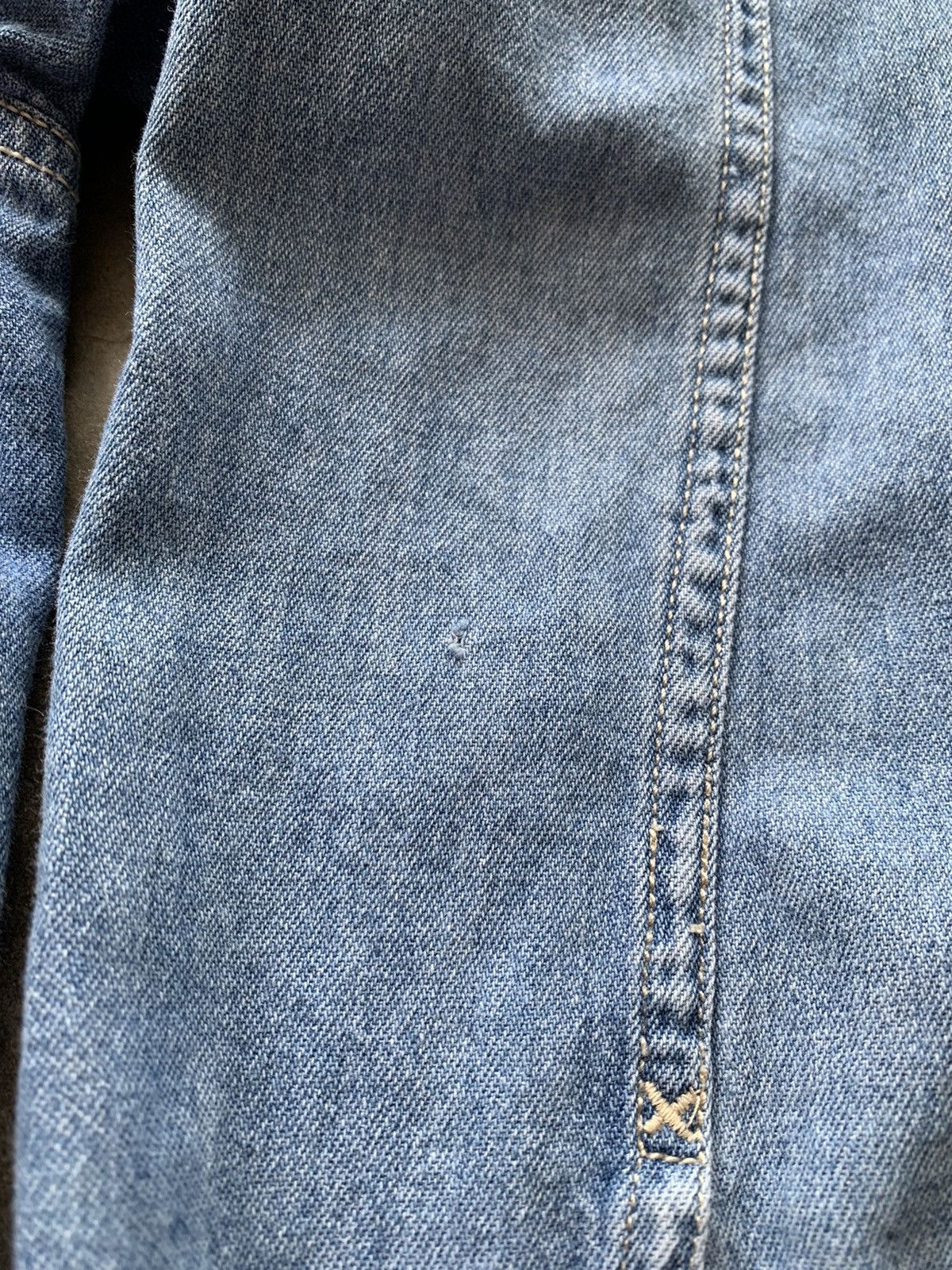 Calvin Klein × Vintage Vintage Calvin Klein Workers Denim Shirts Size US L / EU 52-54 / 3 - 9 Thumbnail