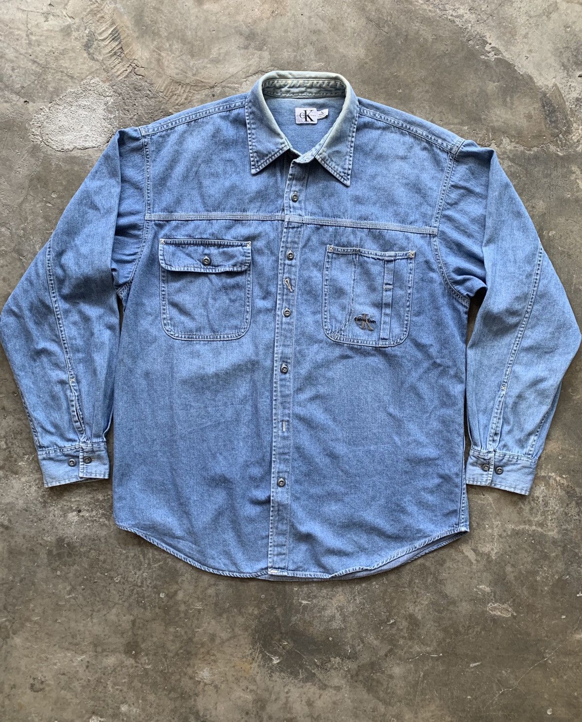 Vintage Calvin Klein Workers Denim Shirts