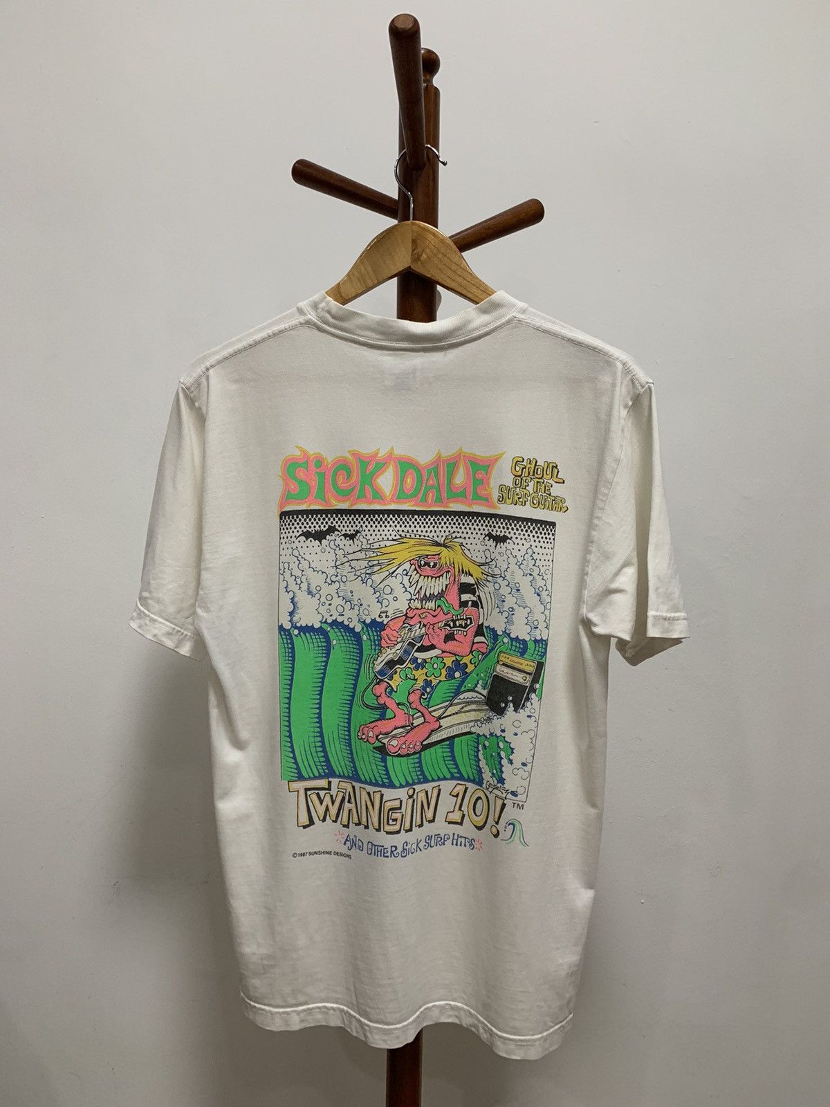 Sugar Cane RARE Vintage Cheswick Sick Dale Ghoul Of The Surf Guitar Size US S / EU 44-46 / 1 - 2 Thumbnail