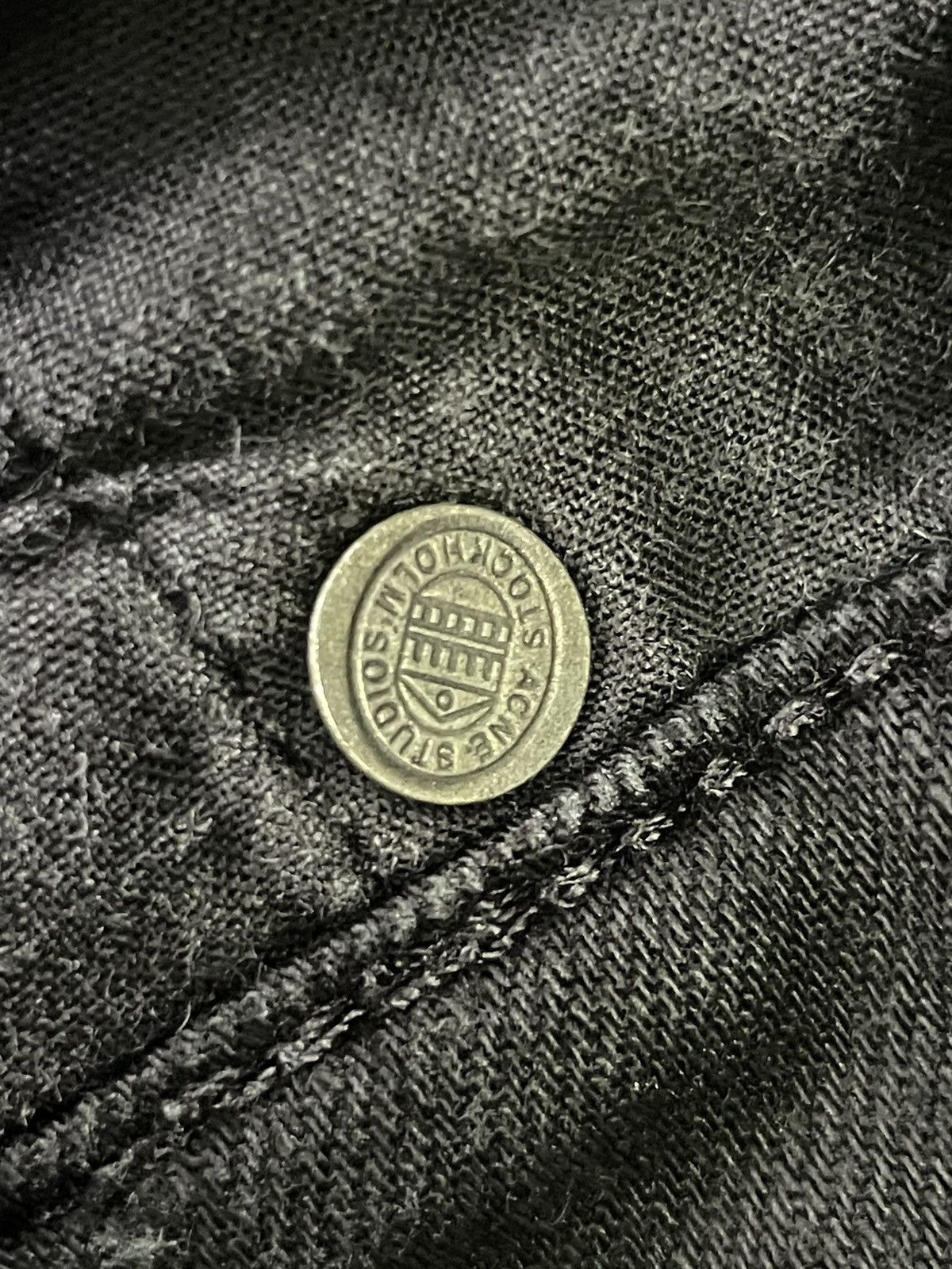Acne Studios Acne Studio Slim Fit Black Denim Size US 29 - 12 Thumbnail