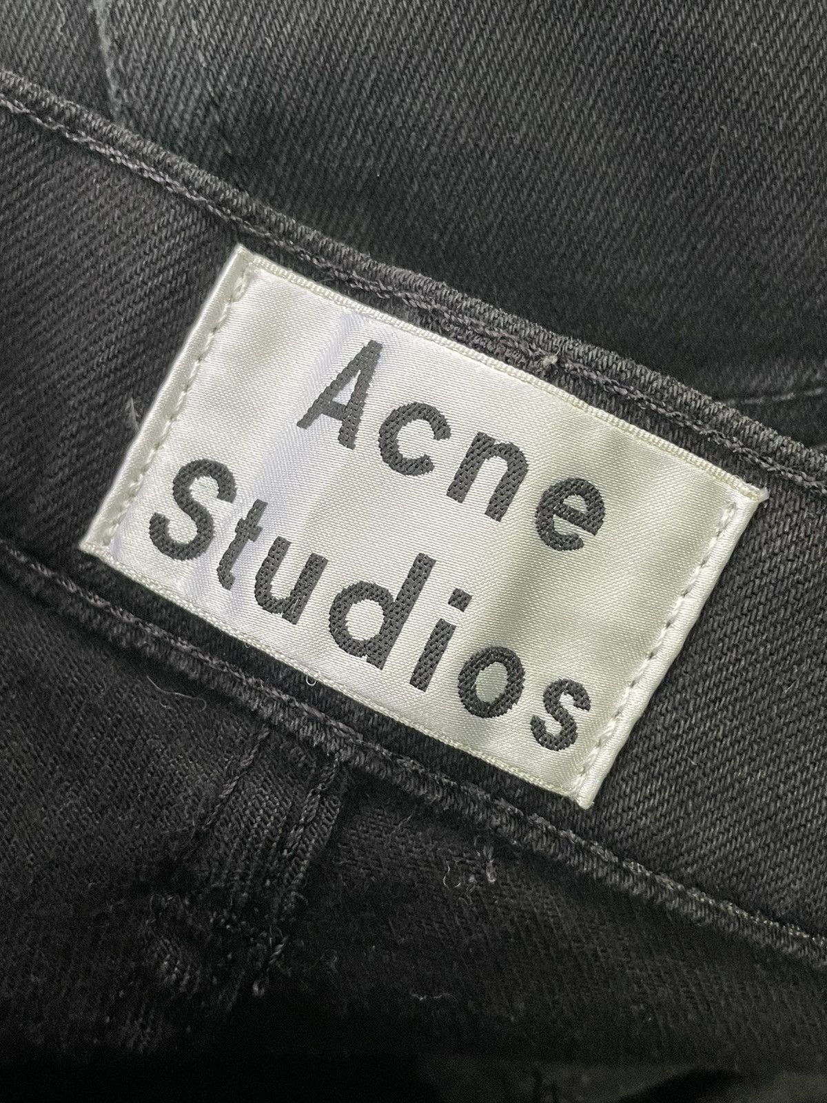 Acne Studios Acne Studio Slim Fit Black Denim Size US 29 - 11 Thumbnail