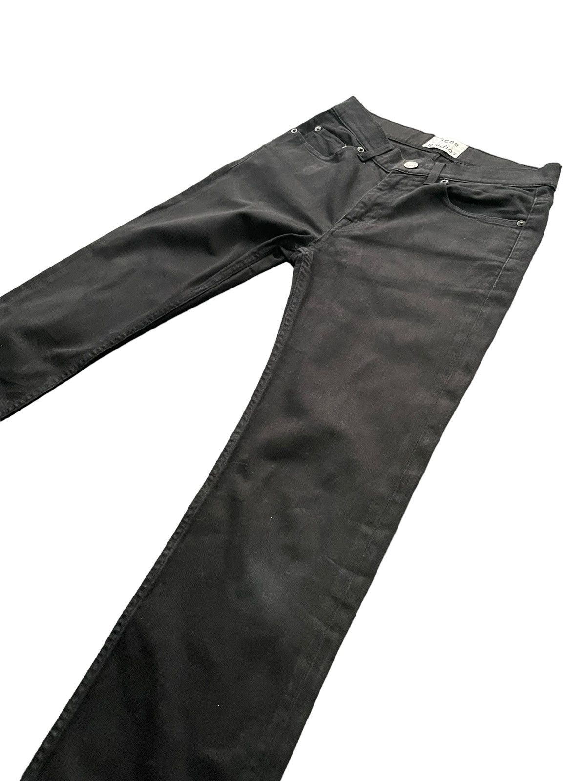 Acne Studios Acne Studio Slim Fit Black Denim Size US 29 - 2 Thumbnail