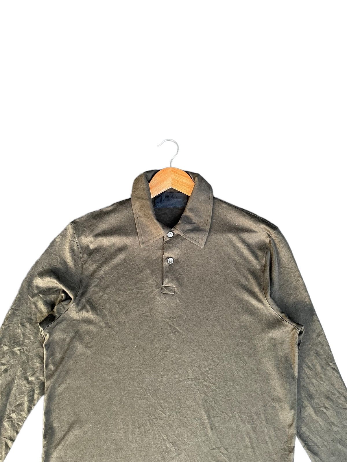 Prada Prada Milano L/S Polo Tshirt Size US M / EU 48-50 / 2 - 4 Thumbnail