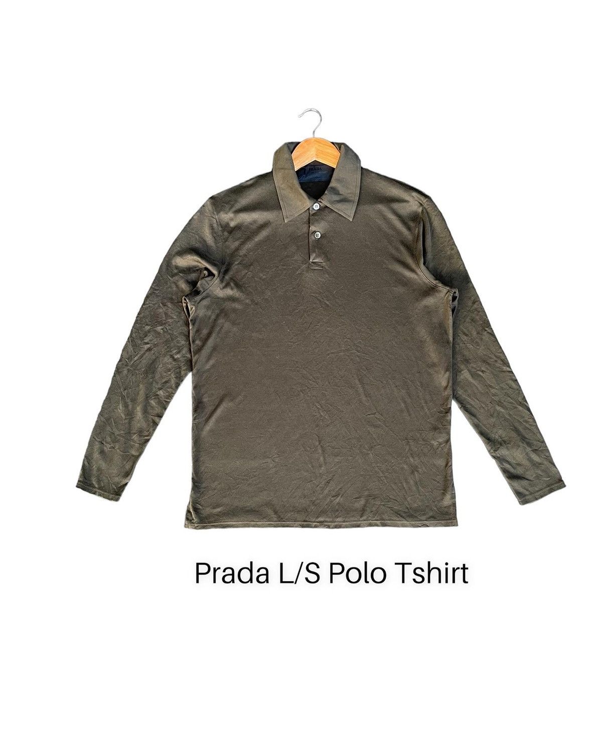 Prada Prada Milano L/S Polo Tshirt Size US M / EU 48-50 / 2 - 1 Thumbnail