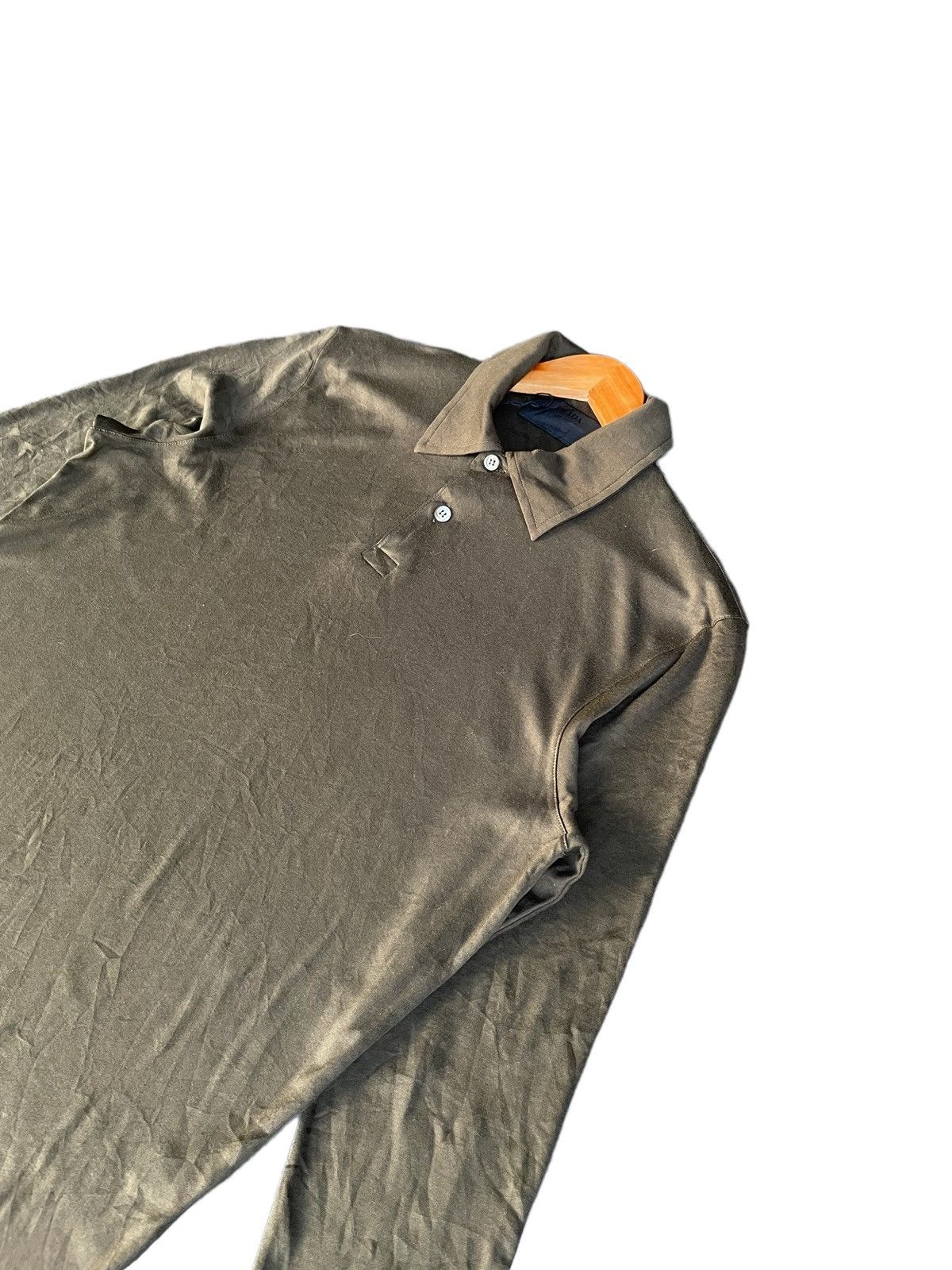 Prada Prada Milano L/S Polo Tshirt Size US M / EU 48-50 / 2 - 3 Thumbnail