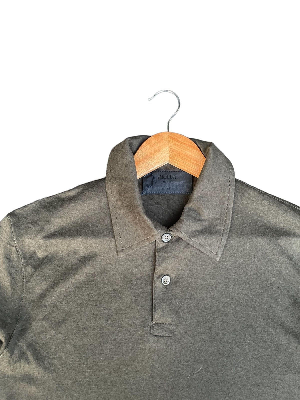 Prada Prada Milano L/S Polo Tshirt Size US M / EU 48-50 / 2 - 2 Thumbnail