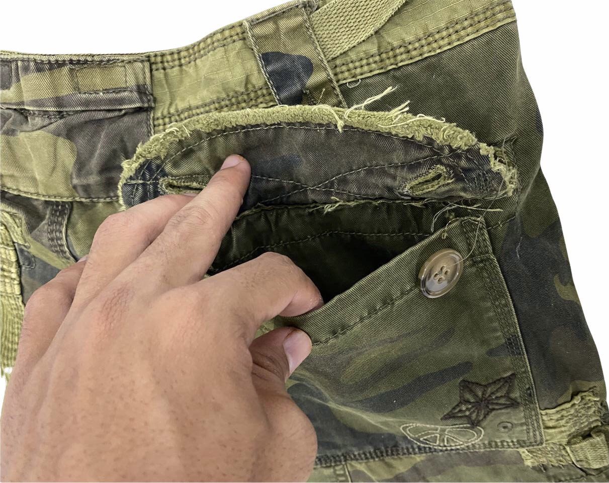 If Six Was Nine Rare Saves Stars Camo Patchwork Boro Shashiko Pants Size US 30 / EU 46 - 11 Thumbnail