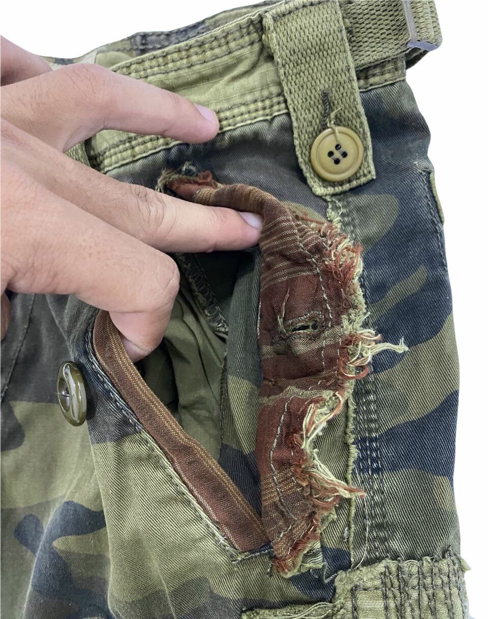 If Six Was Nine Rare Saves Stars Camo Patchwork Boro Shashiko Pants Size US 30 / EU 46 - 10 Thumbnail
