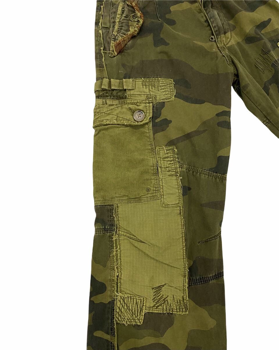 If Six Was Nine Rare Saves Stars Camo Patchwork Boro Shashiko Pants Size US 30 / EU 46 - 4 Thumbnail
