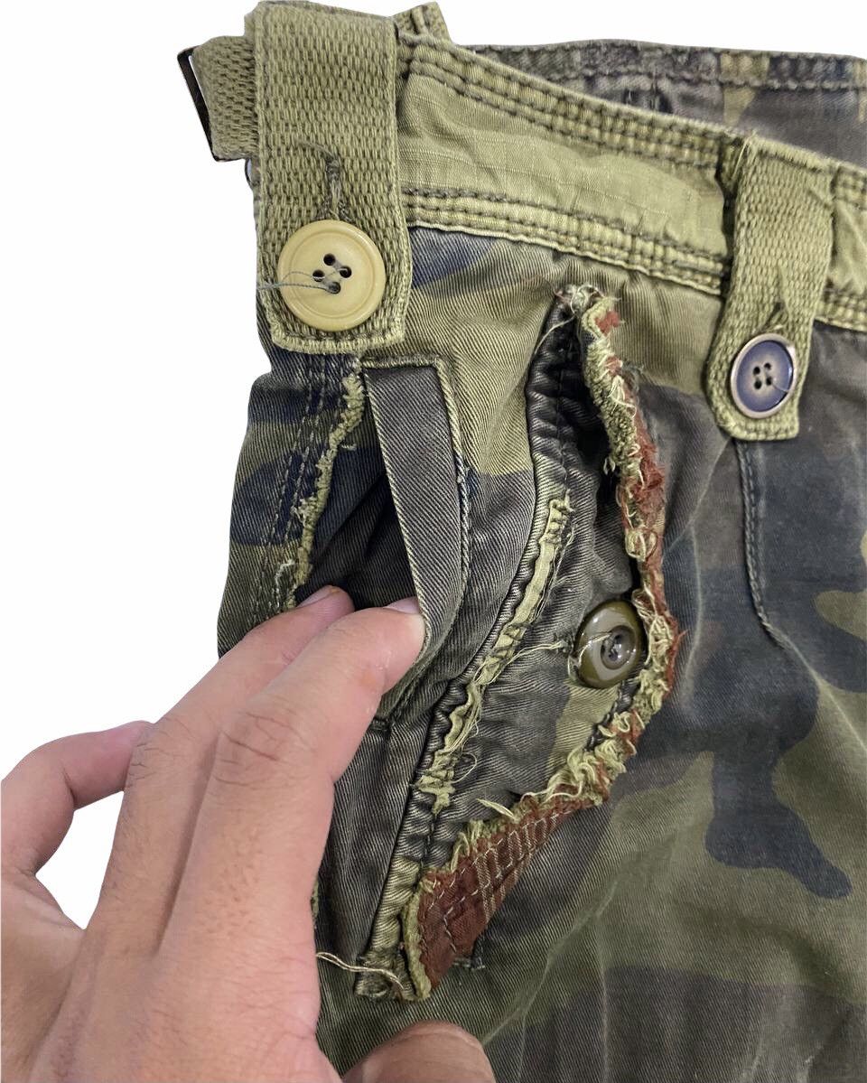 If Six Was Nine Rare Saves Stars Camo Patchwork Boro Shashiko Pants Size US 30 / EU 46 - 9 Thumbnail