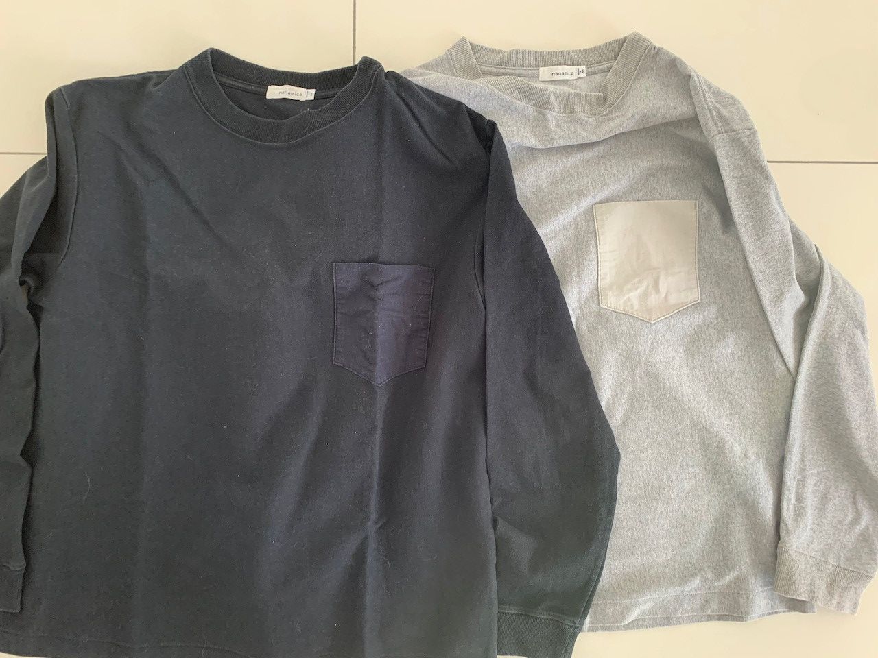 image of Goretex x Nanamica 2 X Nanamica Coolmax Pocket Long Sleeve Shirt Sweatshirt in Mix (Size Medium)