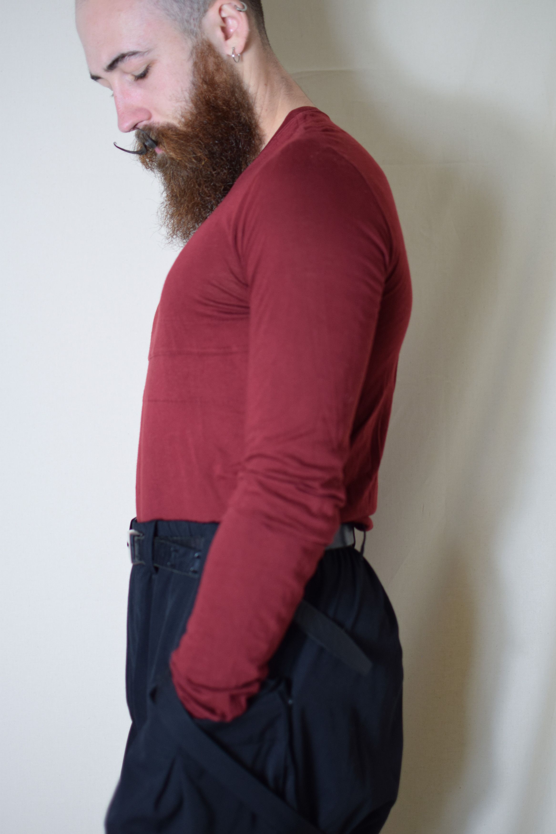 Julius Julius SS09 Red Longsleeve Top - 257CUM6 Size US M / EU 48-50 / 2 - 6 Thumbnail