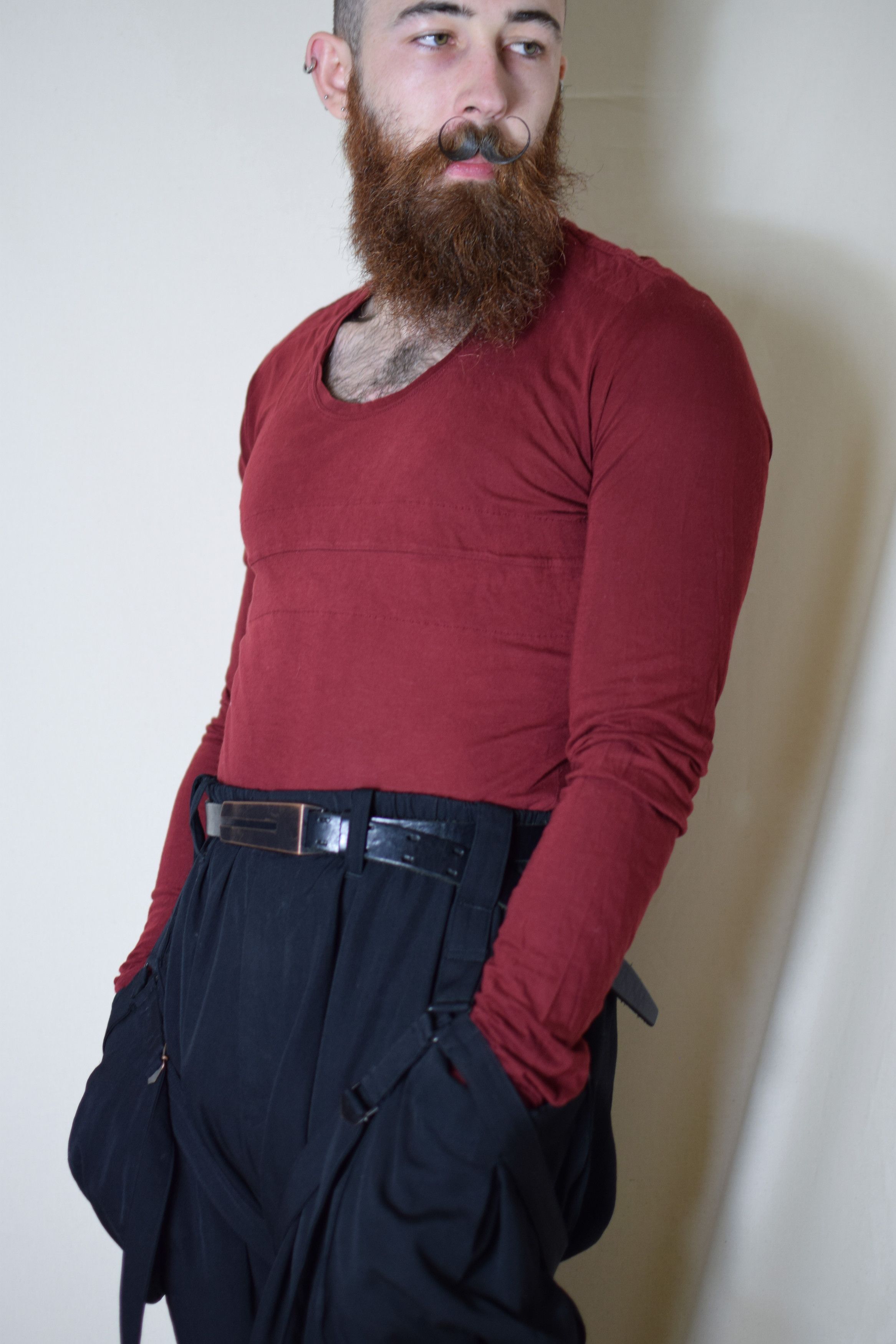 Julius Julius SS09 Red Longsleeve Top - 257CUM6 Size US M / EU 48-50 / 2 - 4 Thumbnail