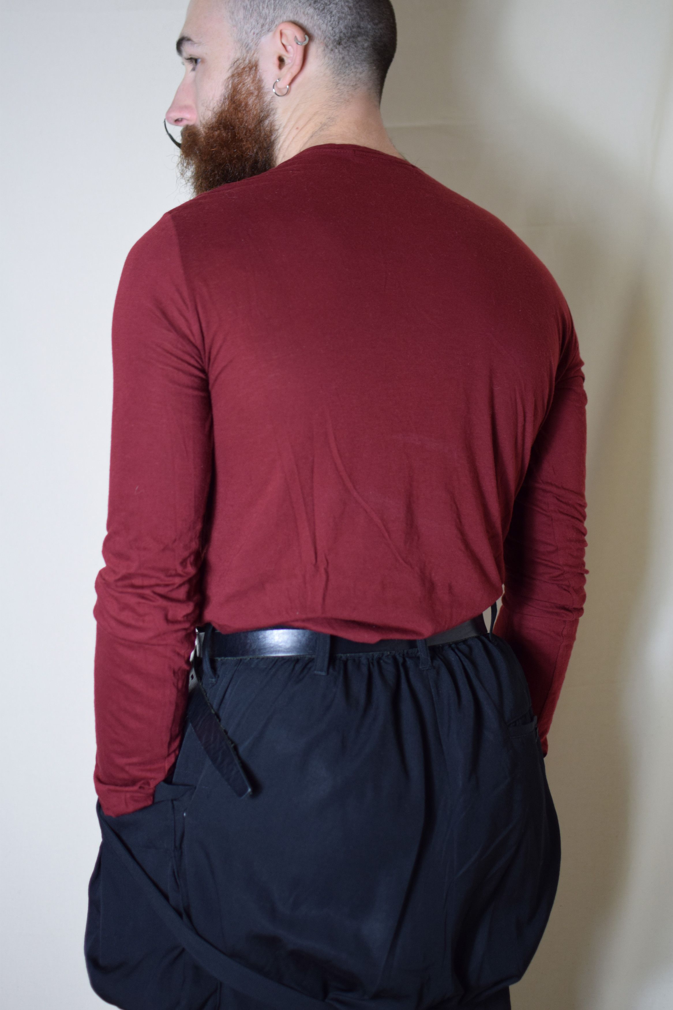 Julius Julius SS09 Red Longsleeve Top - 257CUM6 Size US M / EU 48-50 / 2 - 7 Thumbnail