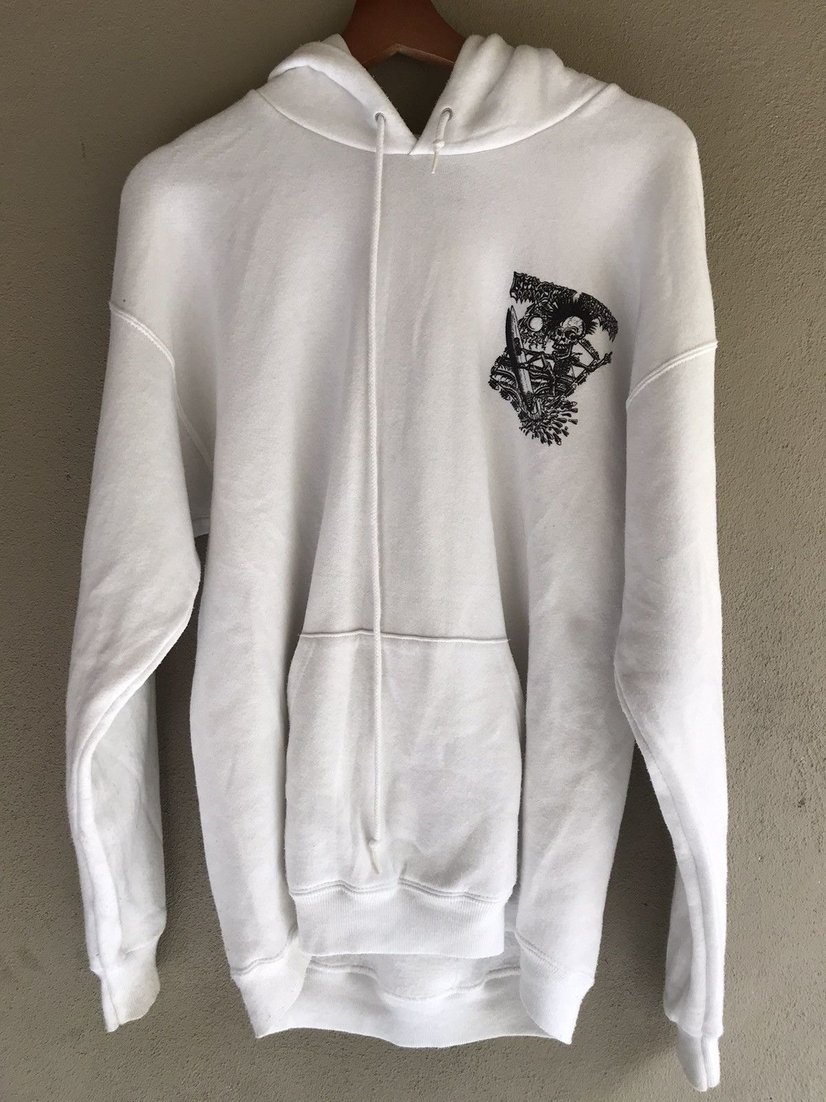 RARE Vtg 90s christian fletcher punk hoodie surfing skater