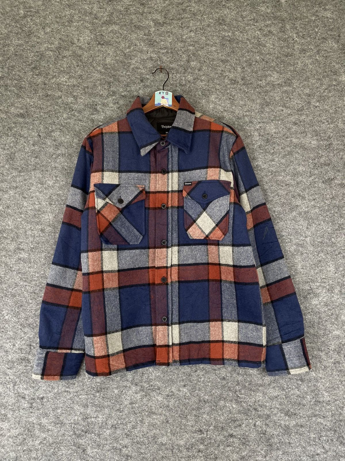 image of Brixton Flannel Jacket in Mix, Men's (Size Medium)