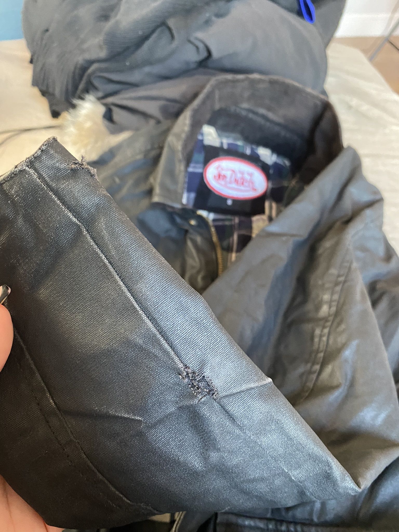 Vintage × Von Dutch Von Dutch waxed jacket vintage Size US S / EU 44-46 / 1 - 10 Thumbnail