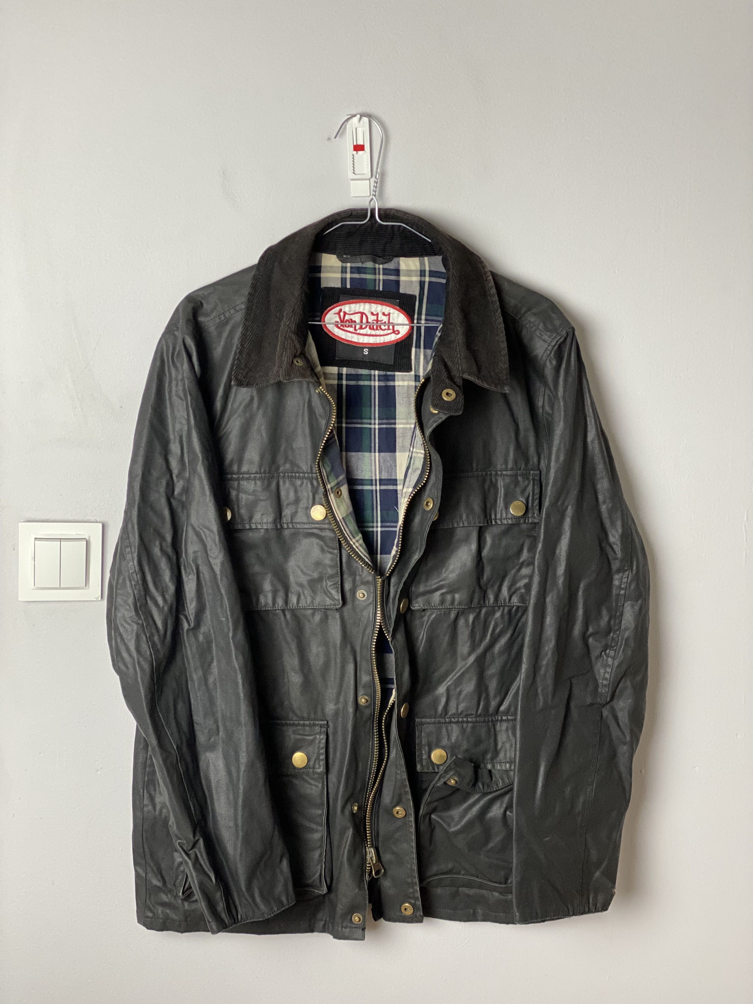 Vintage × Von Dutch Von Dutch waxed jacket vintage Size US S / EU 44-46 / 1 - 1 Thumbnail