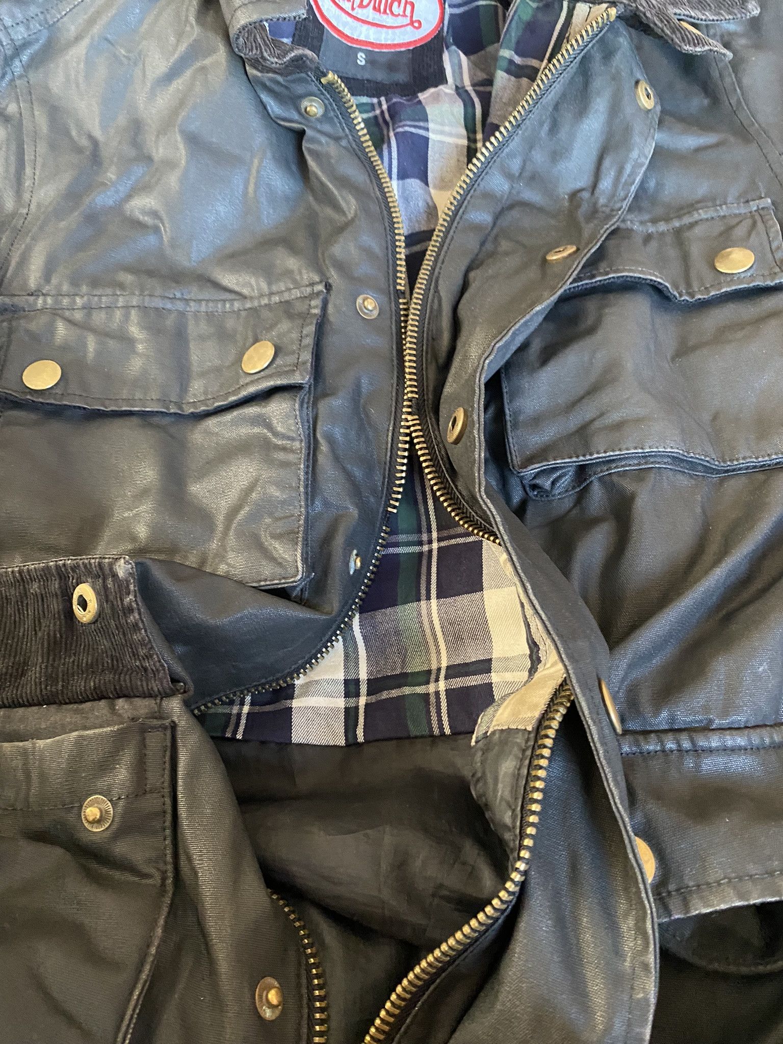 Vintage × Von Dutch Von Dutch waxed jacket vintage Size US S / EU 44-46 / 1 - 7 Thumbnail