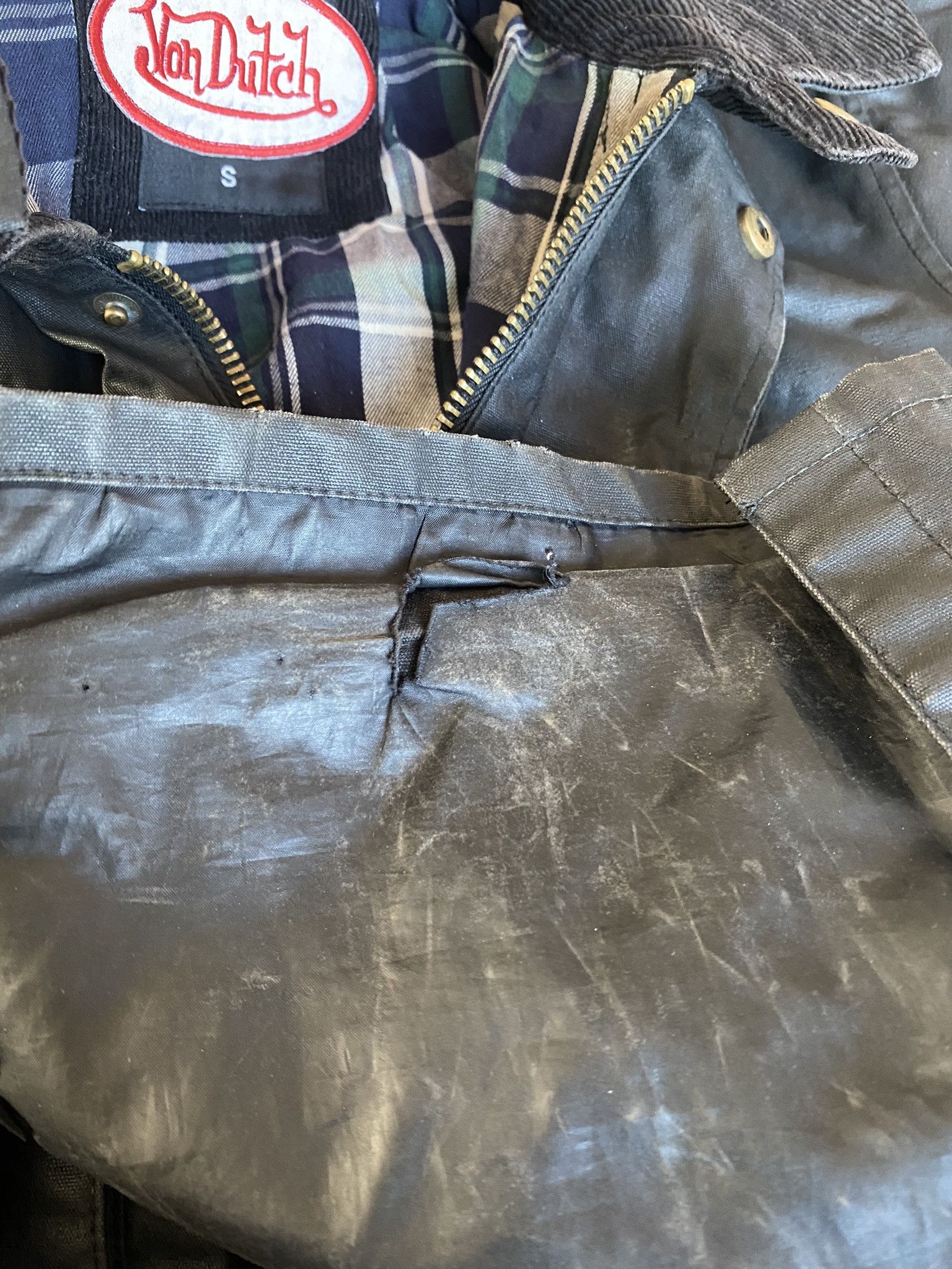 Vintage × Von Dutch Von Dutch waxed jacket vintage Size US S / EU 44-46 / 1 - 8 Thumbnail