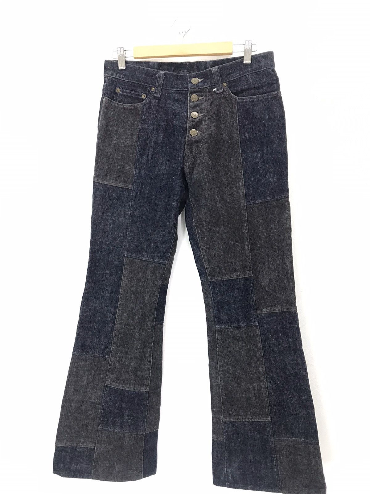 Tornado Mart Bootcut flare Kapital style Tornado mart patchwork denim g30 Size US 31 - 1 Thumbnail