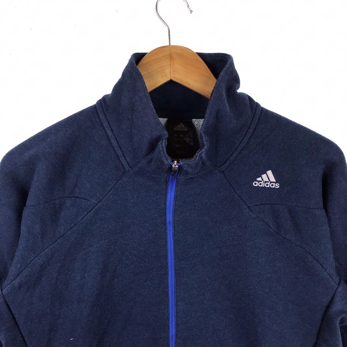 Adidas Adidas Equipment Essentials Climate Zip Up Sweater Jacket Size US M / EU 48-50 / 2 - 2 Thumbnail
