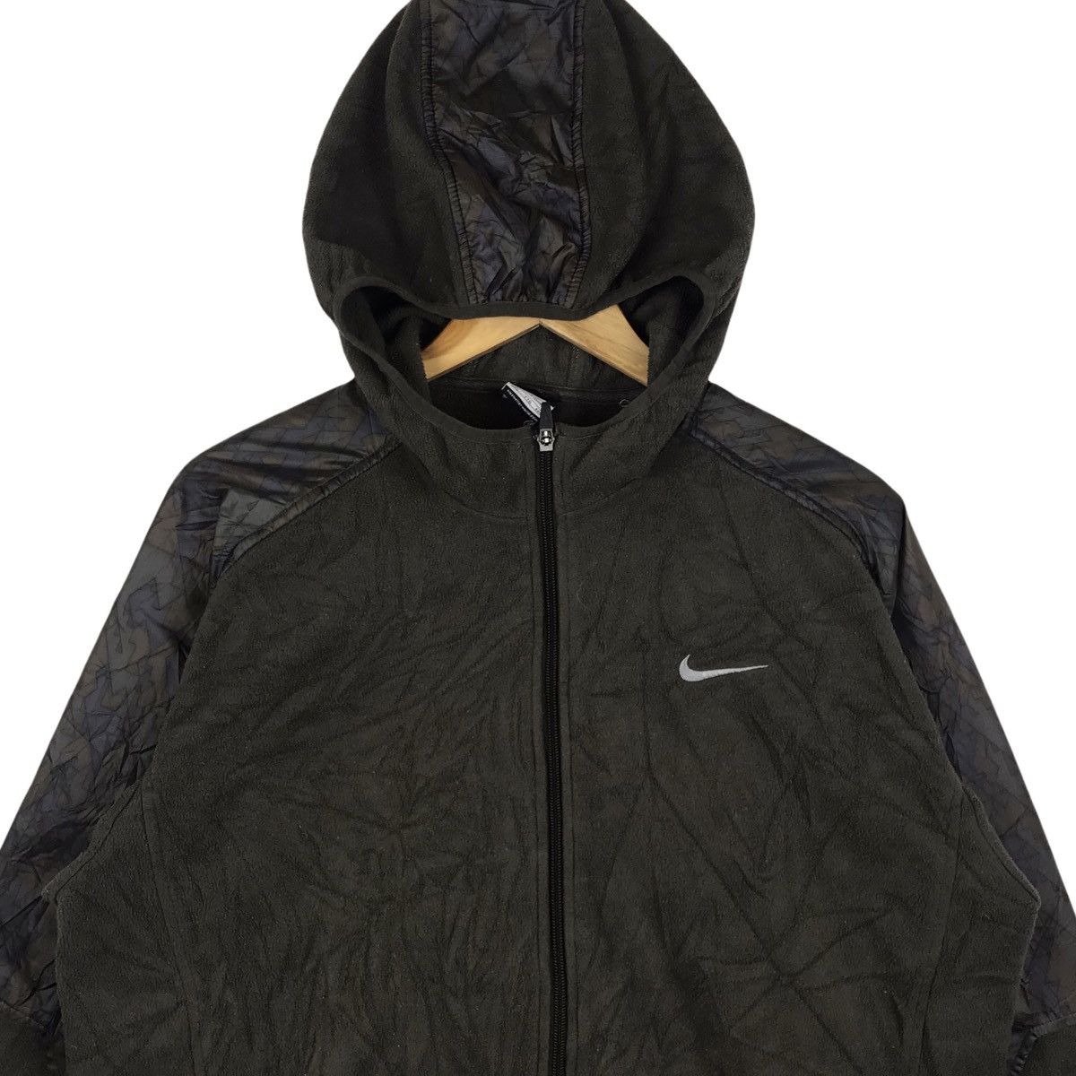 Nike Nike Essentials Camo Hoodie Fleece Jacket Size US XXL / EU 58 / 5 - 2 Thumbnail