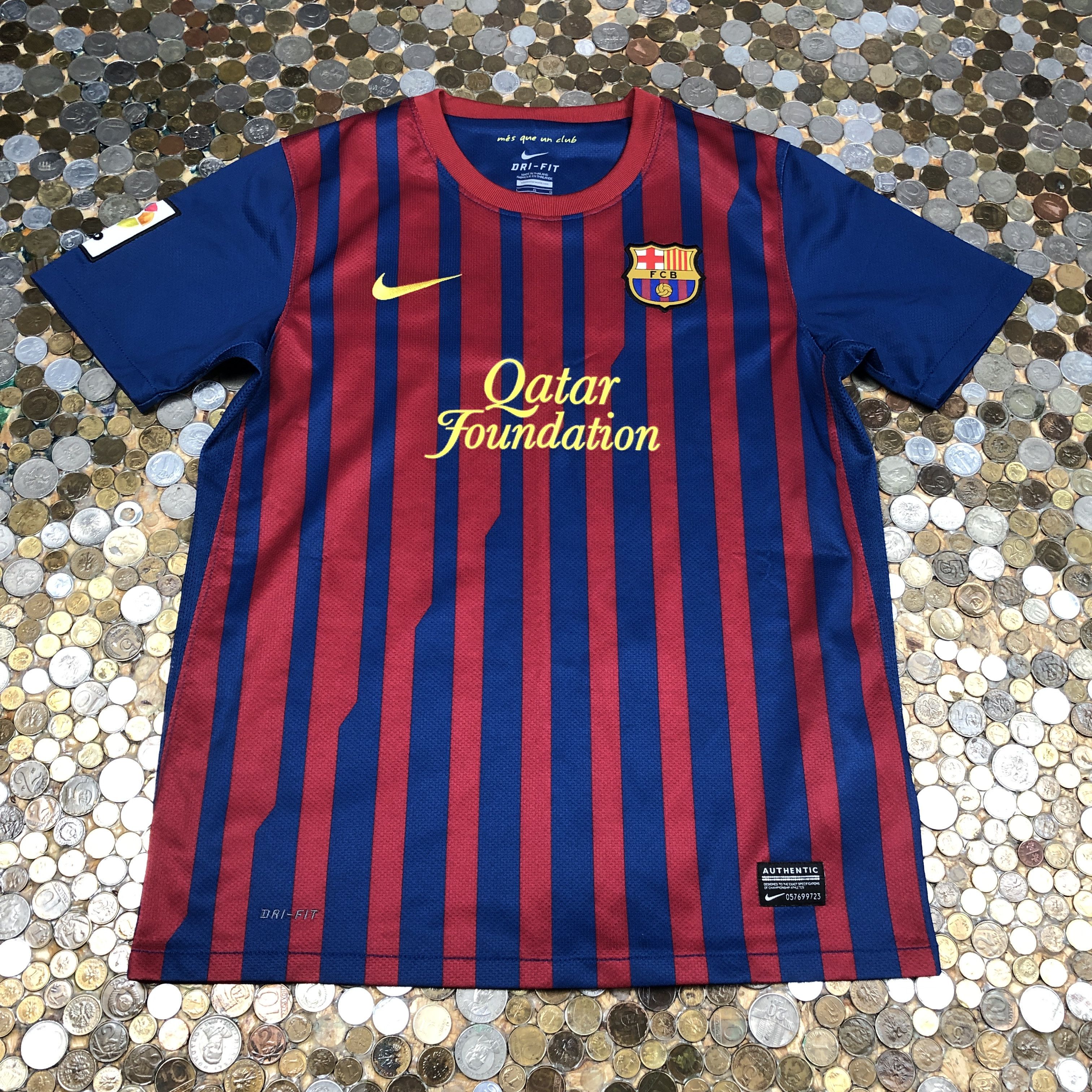 Nike Barcelona 200910 nike 343808-496 t-hirt spain jersey | Grailed